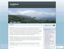 Tablet Screenshot of kungkekkuat.wordpress.com