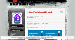 Desktop Screenshot of laskarbentengviola.wordpress.com