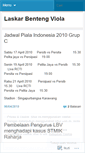 Mobile Screenshot of laskarbentengviola.wordpress.com