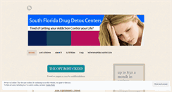 Desktop Screenshot of floridadetoxcenters.wordpress.com