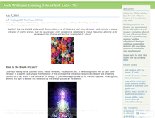 Tablet Screenshot of joshwilliamshealingarts.wordpress.com