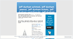 Desktop Screenshot of jeffdunhambio.wordpress.com