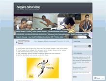 Tablet Screenshot of anggaraaditya.wordpress.com