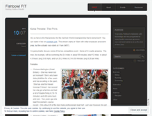 Tablet Screenshot of fishbowlfit.wordpress.com