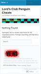 Mobile Screenshot of lordsclubpenguin.wordpress.com