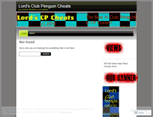 Tablet Screenshot of lordsclubpenguin.wordpress.com