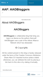 Mobile Screenshot of aaobloggers.wordpress.com