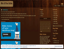Tablet Screenshot of lifeofthebible.wordpress.com