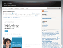 Tablet Screenshot of flexlearner.wordpress.com