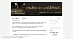 Desktop Screenshot of dirtdinosaursanddaffodils.wordpress.com