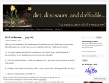 Tablet Screenshot of dirtdinosaursanddaffodils.wordpress.com