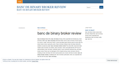 Desktop Screenshot of ecliplist.bancdebinarybrokerreview.wordpress.com