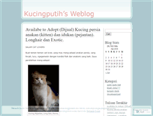 Tablet Screenshot of kucingputih.wordpress.com