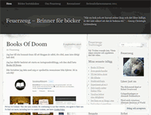 Tablet Screenshot of feuerzeug.wordpress.com