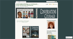 Desktop Screenshot of anastasiadiamondconversationsofcourage.wordpress.com