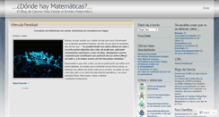 Desktop Screenshot of ciencimat.wordpress.com