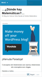Mobile Screenshot of ciencimat.wordpress.com