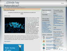 Tablet Screenshot of ciencimat.wordpress.com