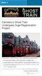 Mobile Screenshot of carneskysghosttrain.wordpress.com