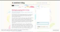 Desktop Screenshot of jedcline.wordpress.com