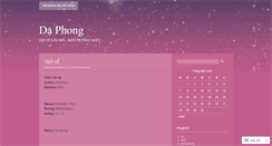 Desktop Screenshot of daphong.wordpress.com