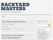 Tablet Screenshot of bkyardmasters.wordpress.com