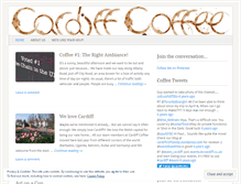 Tablet Screenshot of cardiffcoffeecity.wordpress.com