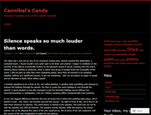 Tablet Screenshot of cannibalcandy.wordpress.com