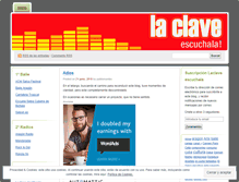 Tablet Screenshot of laclave.wordpress.com