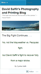 Mobile Screenshot of davidsaffir.wordpress.com