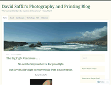 Tablet Screenshot of davidsaffir.wordpress.com