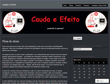 Tablet Screenshot of caudaeefeito.wordpress.com