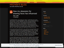 Tablet Screenshot of mrzhen.wordpress.com