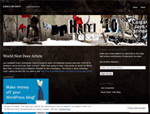 Tablet Screenshot of graceinhaiti.wordpress.com