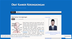 Desktop Screenshot of obatkankerkrongkongan.wordpress.com