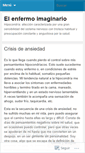 Mobile Screenshot of elenfermoimaginario.wordpress.com