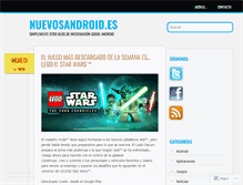 Tablet Screenshot of nuevosandroides.wordpress.com