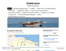 Tablet Screenshot of goletaturca.wordpress.com