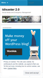 Mobile Screenshot of idisaster.wordpress.com