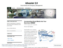 Tablet Screenshot of idisaster.wordpress.com