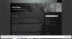 Desktop Screenshot of filmrage.wordpress.com