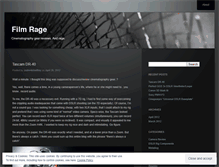 Tablet Screenshot of filmrage.wordpress.com