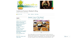 Desktop Screenshot of andersonfarmersmarket.wordpress.com