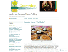 Tablet Screenshot of andersonfarmersmarket.wordpress.com