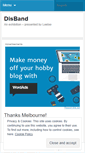 Mobile Screenshot of disband.wordpress.com