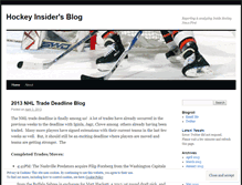 Tablet Screenshot of hockeyinsider26.wordpress.com