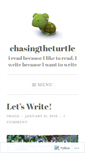 Mobile Screenshot of chasingtheturtle.wordpress.com