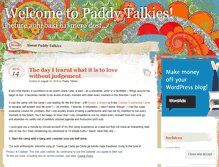 Tablet Screenshot of paddytalkies.wordpress.com