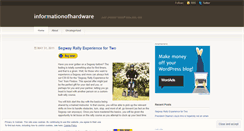 Desktop Screenshot of informationofhardware.wordpress.com