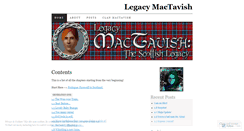 Desktop Screenshot of legacymactavish.wordpress.com